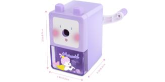 Mermaid Character Pencil Sharpener with Erasers.