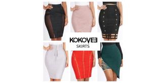Wholesale Job Lot of 10 Women’s Mixed Kokovee Fashion Skirts