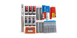 One Off Joblot of 52 Mixed Engineering Drill Bits, Cutters, and More!