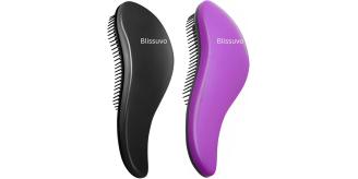 Detangling hair brush