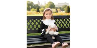 Girls Black  A-Line Princess Dress Age 3-5 Years Toddler