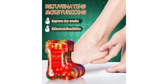 30pcs-SADOER Intense Hydration Soothing & Repairing Christmas Theme Foot Masks|GCMK008-Foot Mask-30pcs|UK SELLER