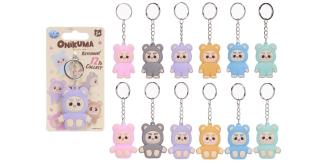 2D Onikuma Keychains – 12 Assorted, 2-Sided – Box of 480 – RRP £2.49 Each