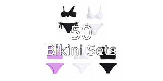 Job Lot of 50 Mixed CHIQUINI TROPICAL WEAR Bikini Sets – 5 Stylish Designs| High Margin Opportunity