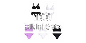 Job Lot of 100 Mixed CHIQUINI TROPICAL WEAR Bikini Sets – 5 Stylish Designs| High Margin Opportunity