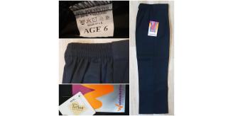 Joblot of Winterbottoms Black School Trousers 1, 2, 3, 4 & 6 Years 27 Pairs