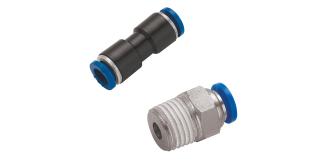 One Off Job Lot of 173 Mixed FT Pro Pneumatic Push-In Fittings