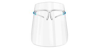 One Off Job Lot of 368 Keplin Face Shield With Glasses