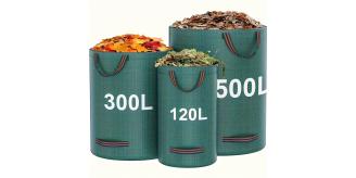3 Pack Garden Bags 120 300 500L