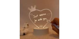 Heart shape LED boards with pen and USB