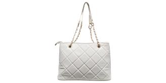 25pcs mix color-Medium Big Size Top Zip Quilted Tote Bag Pu Bag