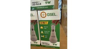 1,200 PCS GSEL 3-in-1 Rechargeable Emergency LED Bulbs – UKCA – Wholesale Clearance Stock