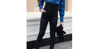 Girls High Waist Jeggings Stretch Skinny Denim Jeans Leggings Age 4-14Y