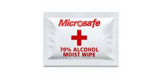 One Off Job Lot of Approx.1,000 Microsafe 70% Alcohol Cleaning Wipes