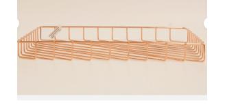 Rose Gold A4 Wire Letter Trays 