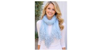 100 pcs Mix Colours Ladies Girls  Fashion Bubble scarf 