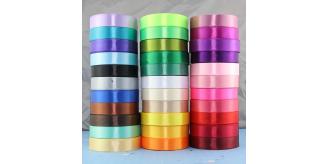 100x Double Sided Satin Ribbon Rolls 15mm x 100 Yards Mixed Colours Craft Wed Decor Wholesale