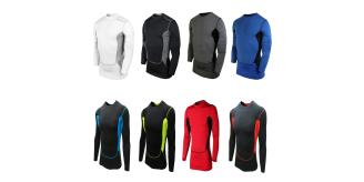 100pcs mixed colours sizes  Mens Compression Top Shirt Base Layer Thermal Sport Gym Cycling Side Breath