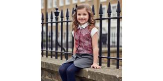 Girls Vintage Lace Vest Elegant Sleeveless Waistcoat Layering Party Outfit Kids 3-10Y