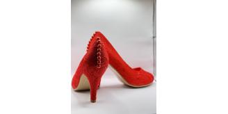 Women's Red Occasional/Bridesmaid Shoes Full Size Run UK 3-8 60 Pairs/1800£ RRP-350£