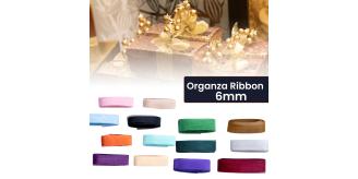 100x 25mm Organza Sheer Ribbon 20m Rolls Bulk Craft Wedding Gift Wrap Job Lot UK