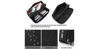 50pcs Large Pencil Case Multifunction Office Pen Pouch