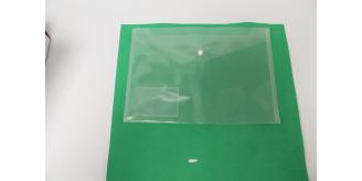Clear filing Popper Wallets in packs of 5 A4 size