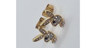 Wholesale Job Lot of 20 Pairs of Playboy CZ Earrings