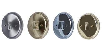 200 Designer Light Switches - Various Finishes To Choose From