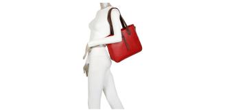 35 pcs Mix Colours-Pu Medium Size Two-toned Studs Details Tote Bag-9316