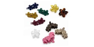 One Off Job Lot of 50 Mixed Coloured Hair Claws & Clips