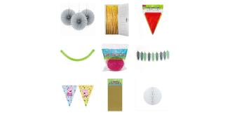 One Off Job Lot of 159 Mixed Party Decorations & Accessories