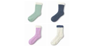 One Off Job Lot of 48 Mixed Women's Fuzzy Soft Fluffy Socks