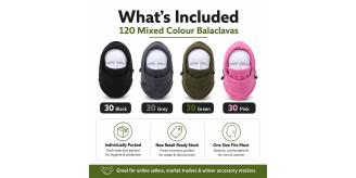 120x Fleece Balaclava Winter Face Mask Neck Warmer Ski Thermal Hood Job Lot