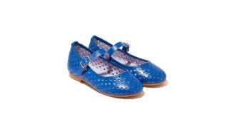 Wholesale Job Lot of 5 The Eugens Girl's Ava Cobalt Ballerina Shoes