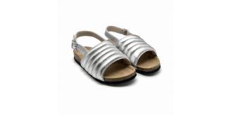 Wholesale Job Lot of 5 The Eugens Girl's Billie Silver Sandals