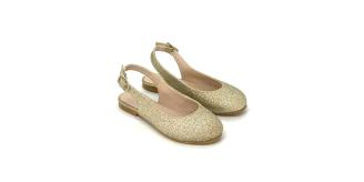 Wholesale Job Lot of 5 The Eugens Girl's Isidore Glitter Ballerina Shoes