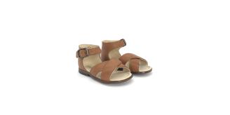 Wholesale Job Lot of 6 The Eugens Girl's Athina Cognac Sandals