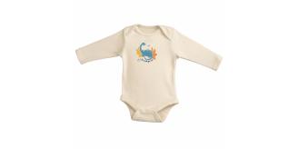 Bebekish Baby Dino Long Sleeve Bodysuits 0–24 Months, Wholesale Job Lot of 60