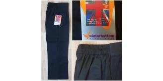 Lot of 21 pairs of Winterbottoms school trousers age 7 years Black & Grey