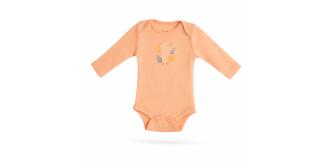 Long Sleeve Bodysuit - Seahorse - Organic Cotton & Bamboo - 0-24M