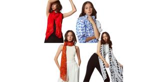 20x Mixed Women's Lightweight Scarves