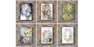 A4 Eeveelutions Pokemon Art Prints