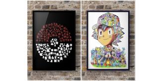 Assorted A4 Pokemon Prints (90+Designs)