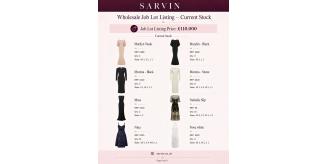 Wholesale Job Lot of 306 Sarvin Handmade UK Designer Womenswear Pieces