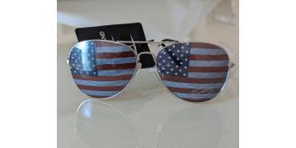 40 Ex-chain store American Flag Sunglasses. 