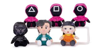 Squid Game 9"/23cm Sitting Plush – 6 Assorted Designs To Clear