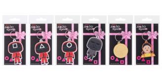 Squid Game 2D Key Chain – 6 Assorted Designs, Ideal £1 shop fast seller.