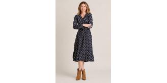 Job Lot of 6 Brakeburn Women's Navy Annie Wrap Dresses