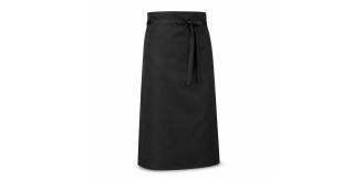 Black Long Bistro Waist Apron Wraparound Chef Waiter Catering 36x31 UK Made